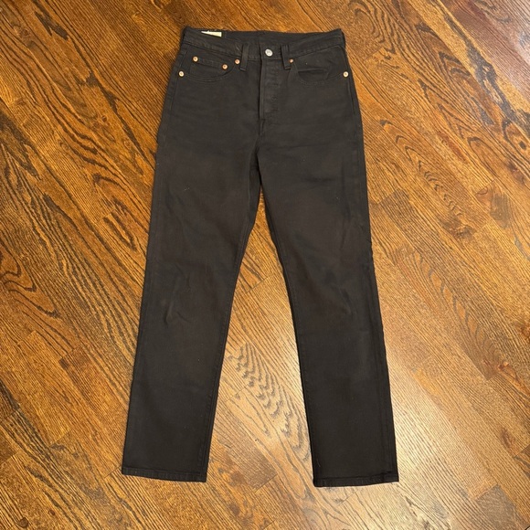 Levi's Denim - Levi’s 501’s straight leg jeans - Black 26/28